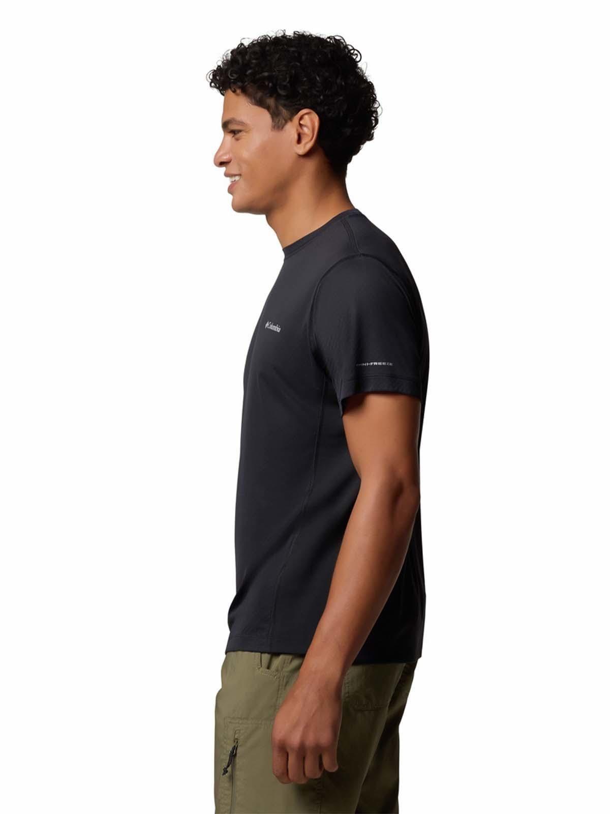 Polera M Corta Hombre Zero Rules Light Negro Columbia-1