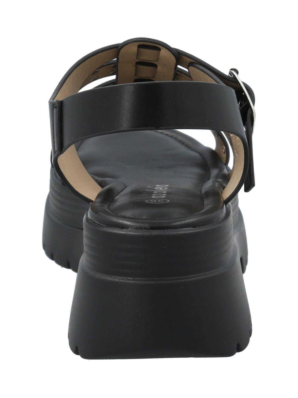 Sandalia Mujer Mika Negro-6