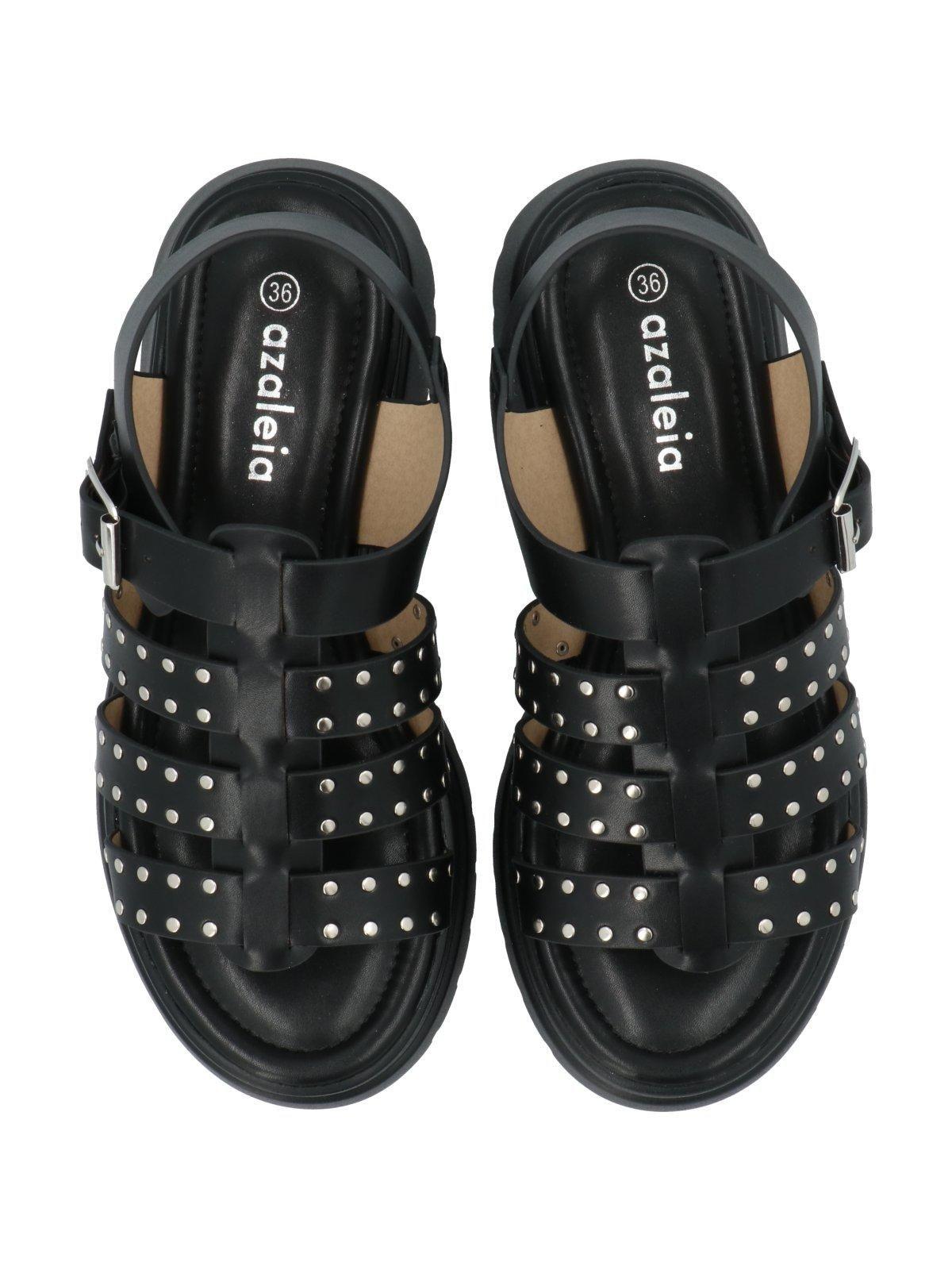 Sandalia Mujer Mika Negro-7