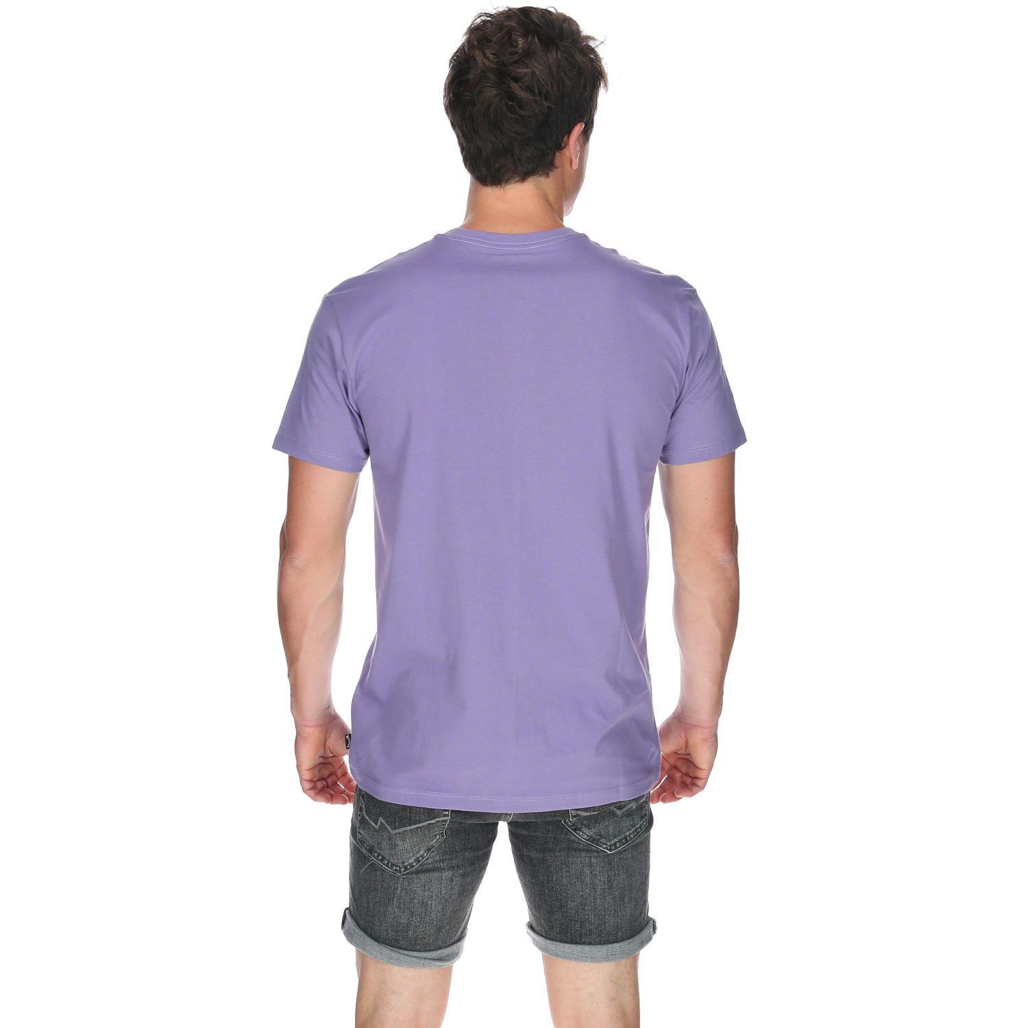 Polera M/C Hombre Stacked Arch Ss Morado-2