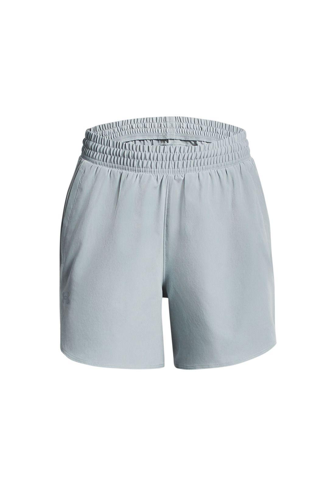 Short Training Flex Woven 13Cm Gris Mujer-0