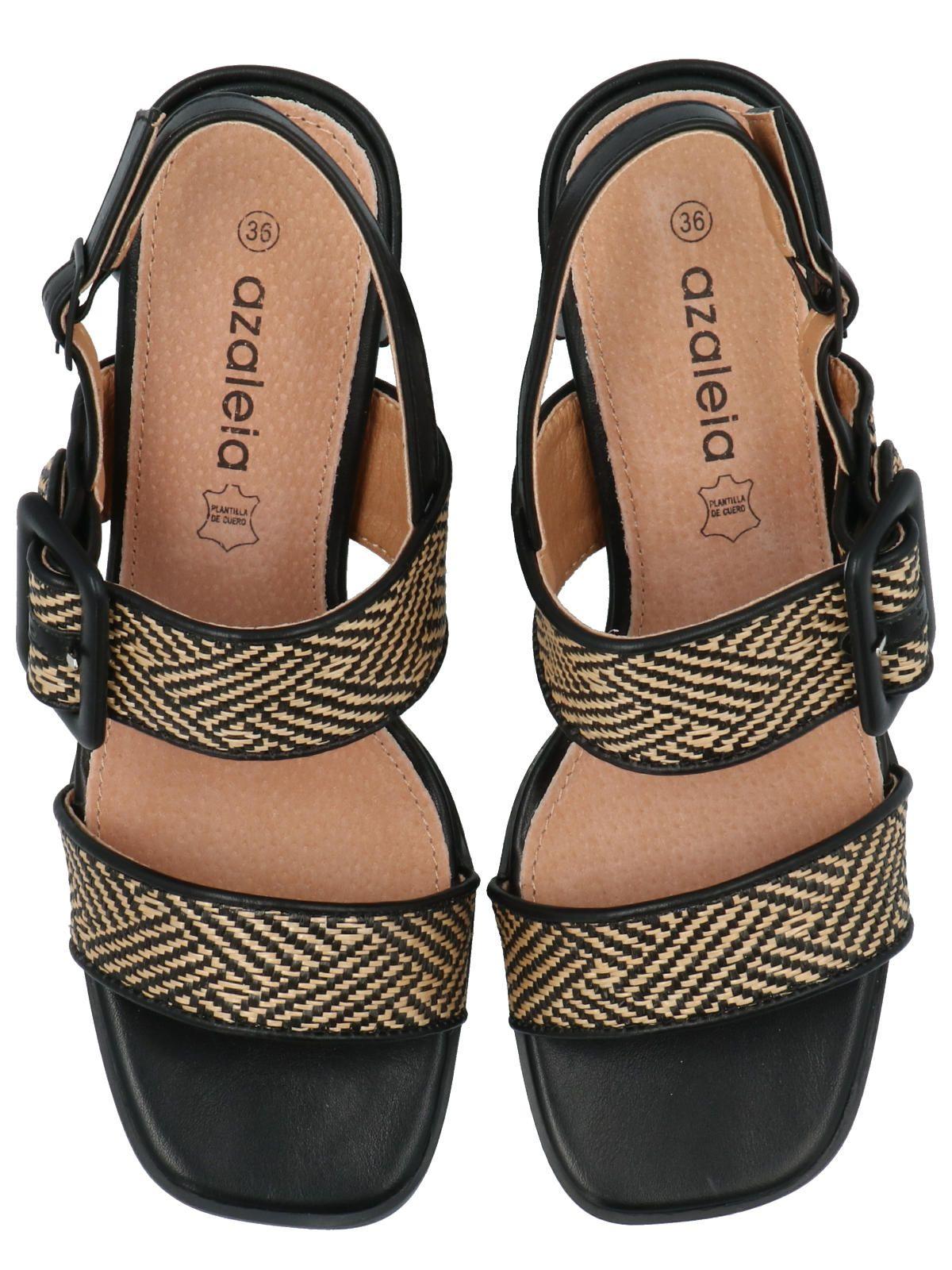 Sandalia Mujer Jamino Negro -6