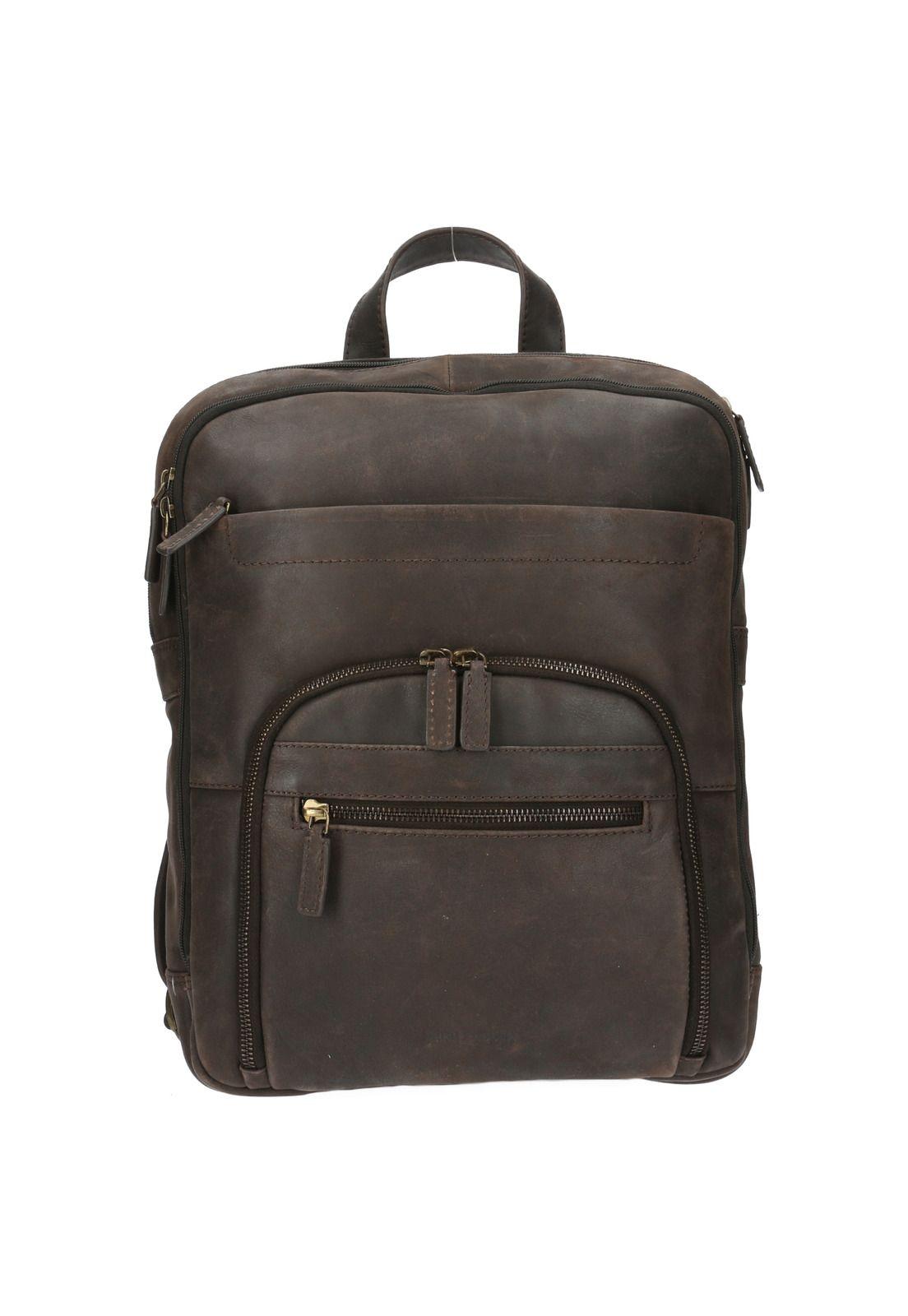 Mochila Casual Th Hunt Back Café Hombre-0
