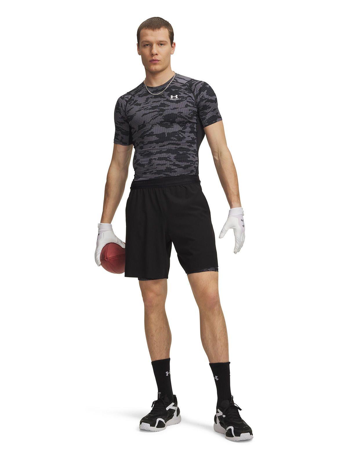 Primera Capa Inferior Hombre Heatgear Printed Negro-3