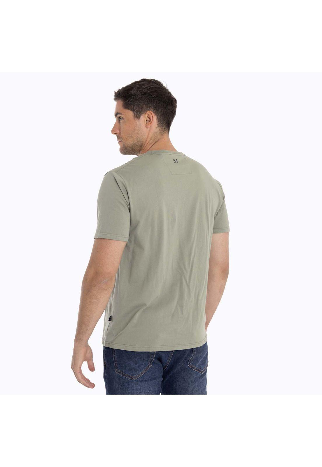 Polera Hombre Suwannee Verde Merrell-3
