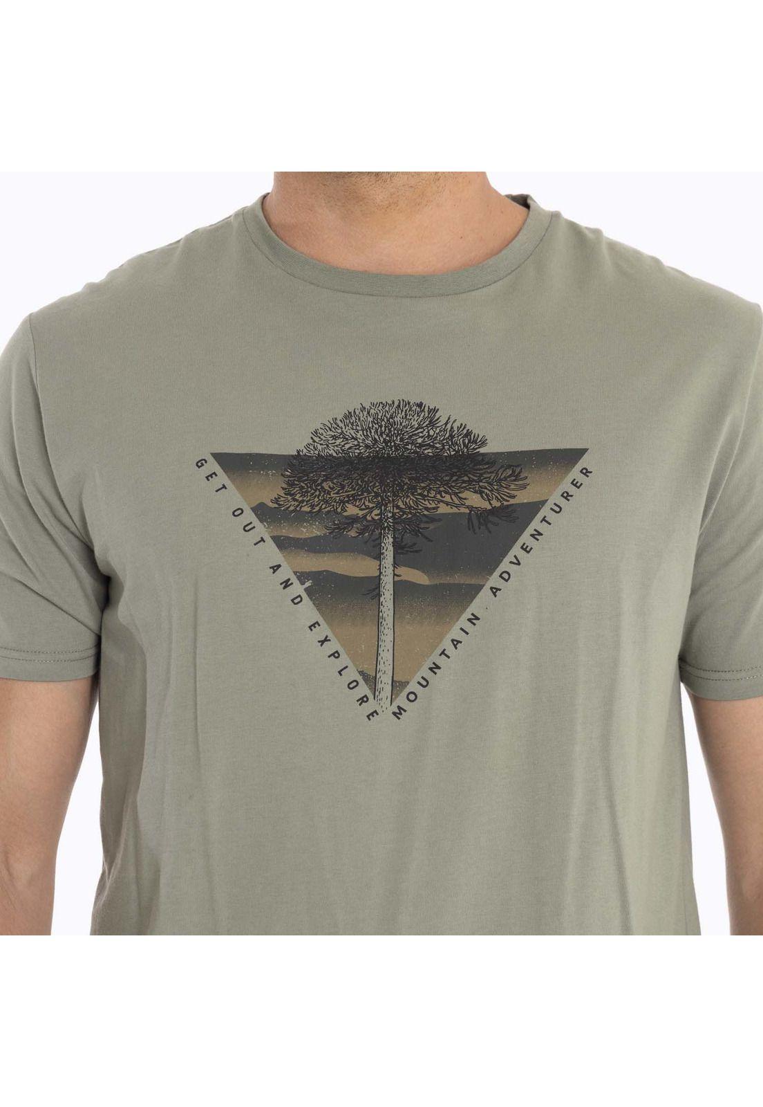 Polera Hombre Suwannee Verde Merrell-4