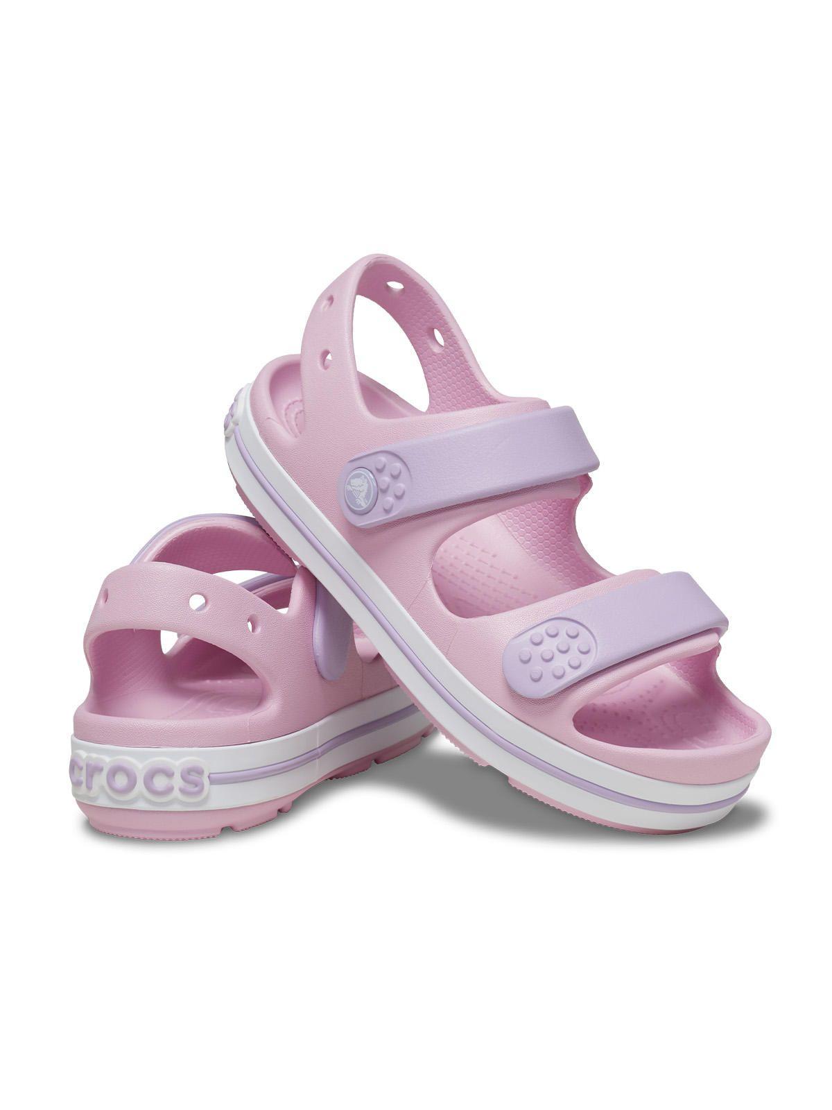 Sandalia Crocs Niño Crocband Cr Sdl K Rosado-3