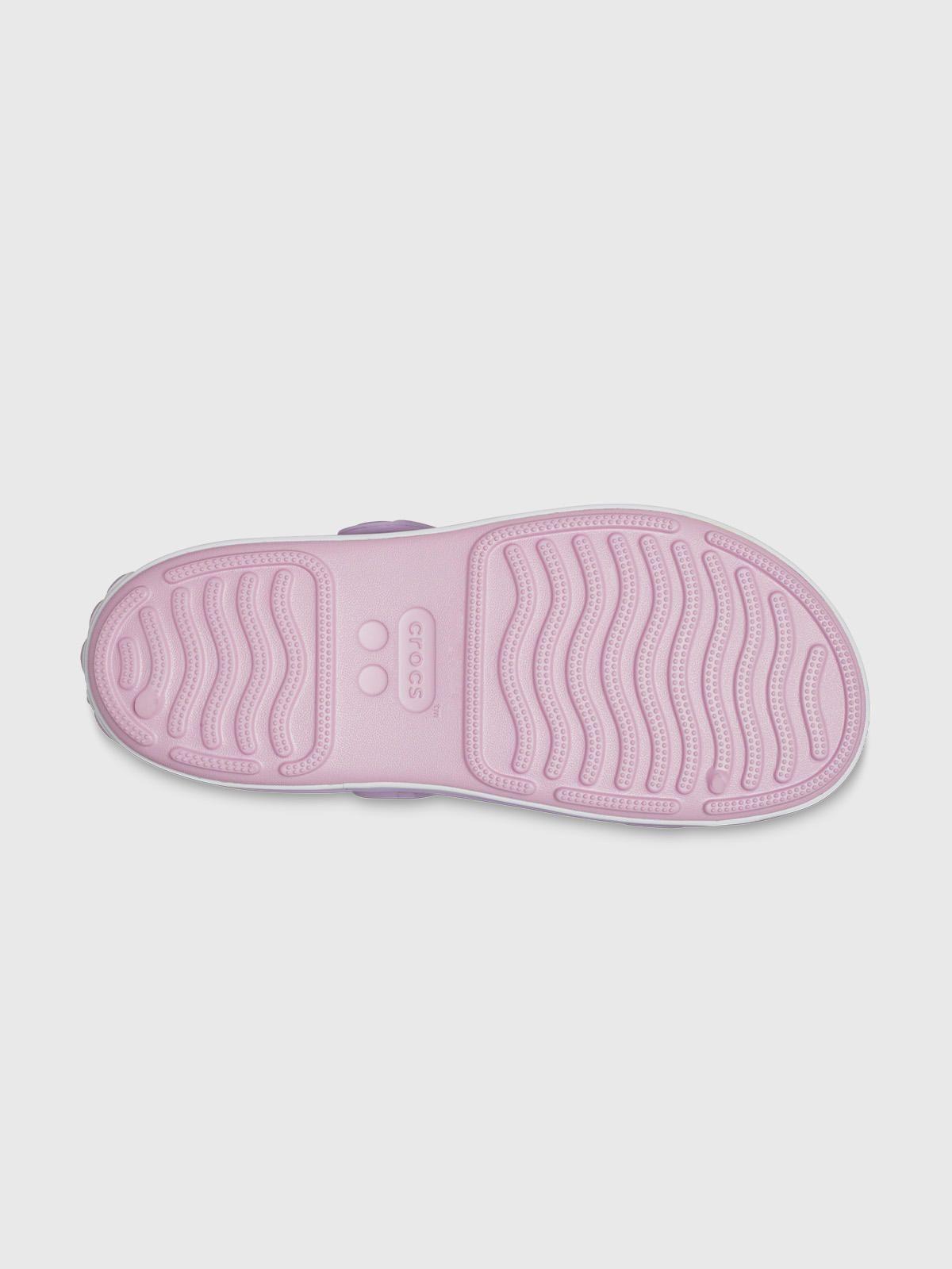 Sandalia Crocs Niño Crocband Cr Sdl K Rosado-5