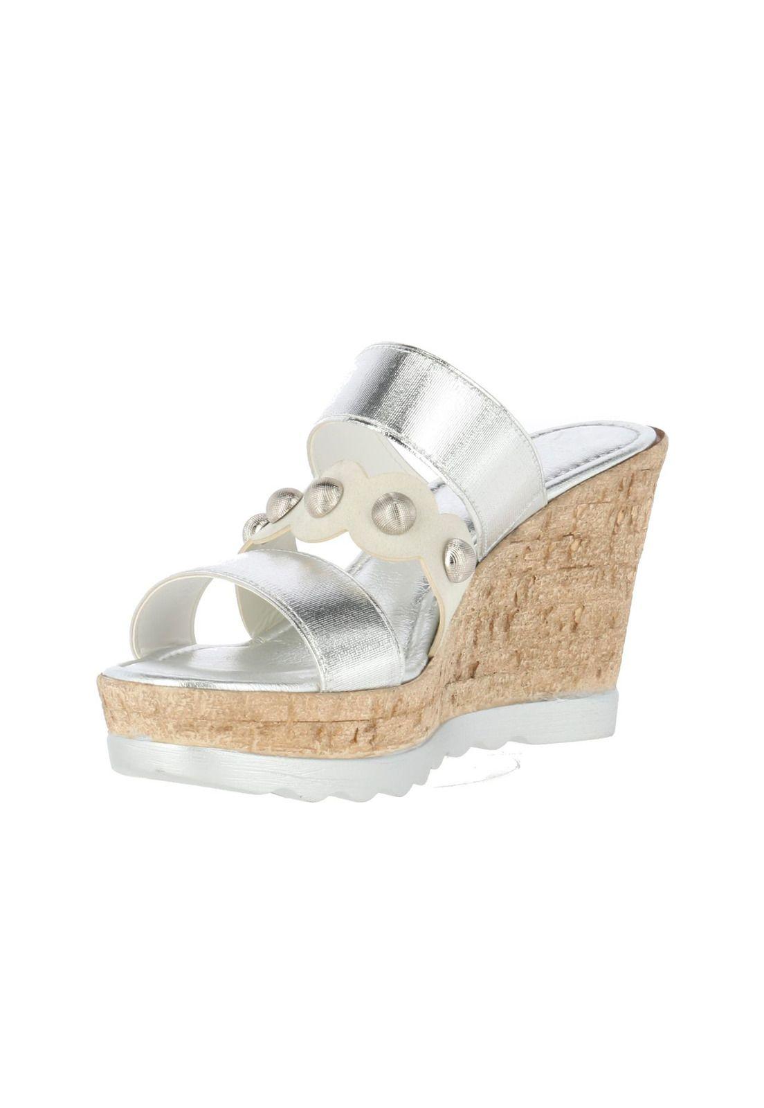 Sandalia  Siena Plateado-1