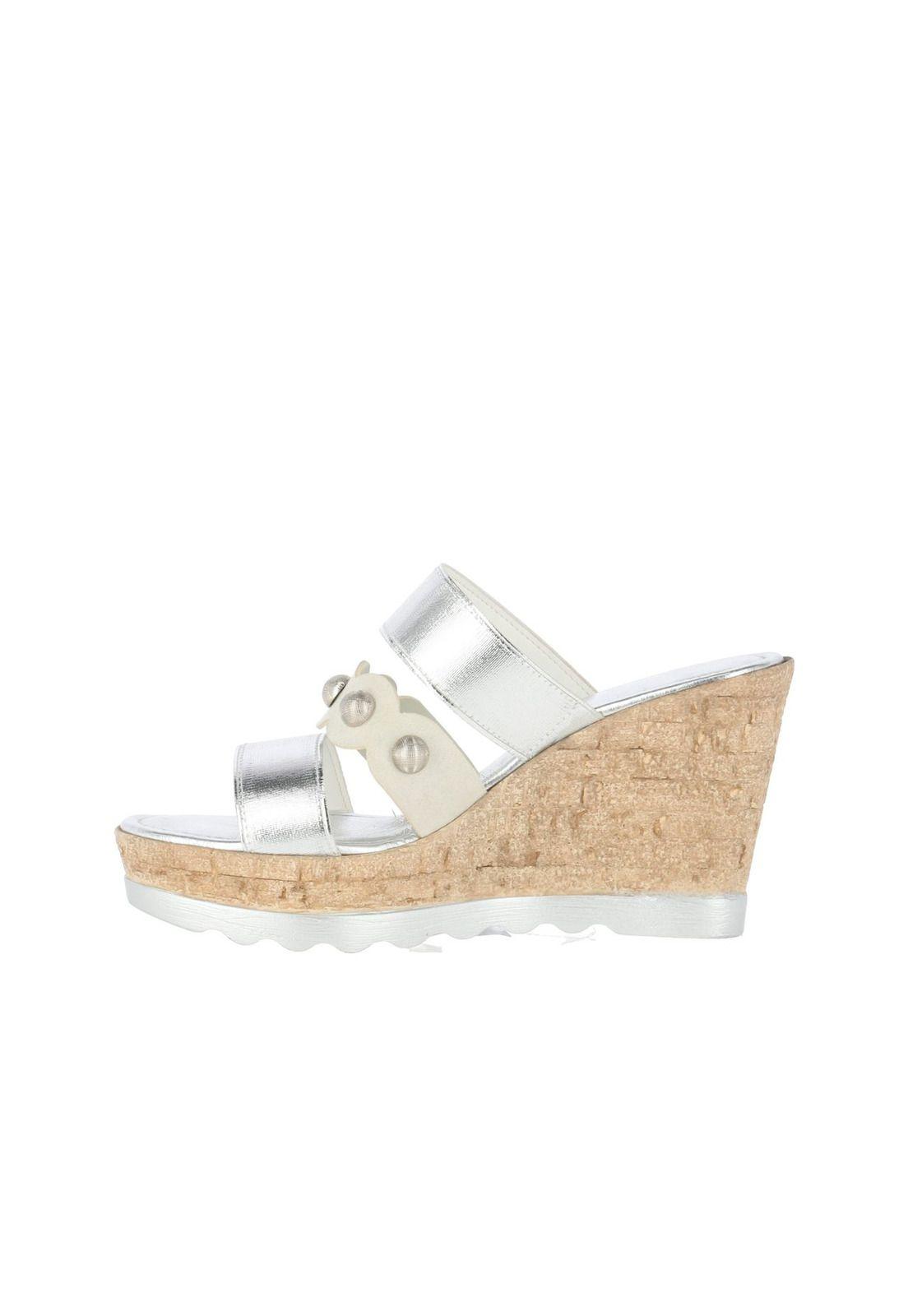 Sandalia  Siena Plateado-2