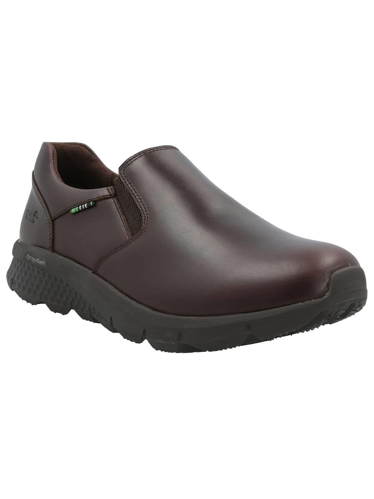 Zapato Cuero Hombre Vicudi Café Oscuro-1