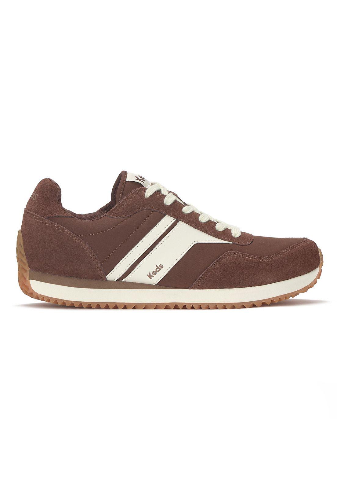 Zapatilla Textil Mujer Rena Gamuza Café-0