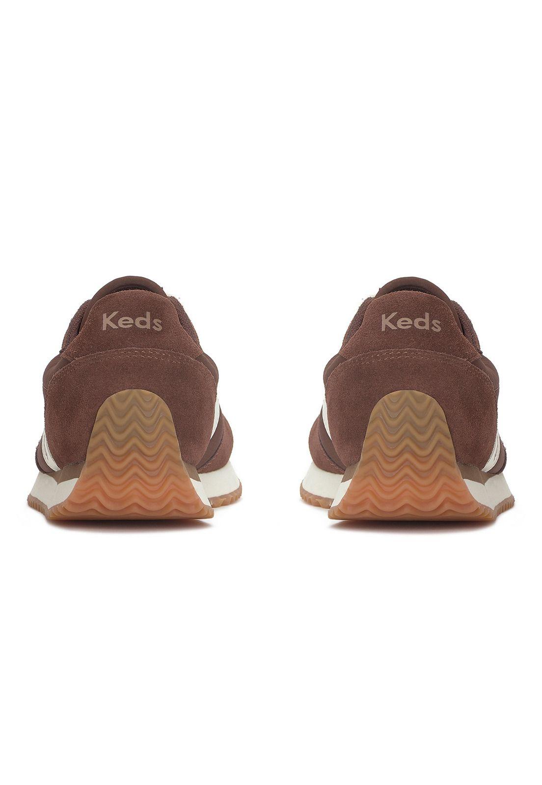 Zapatilla Textil Mujer Rena Gamuza Café-5