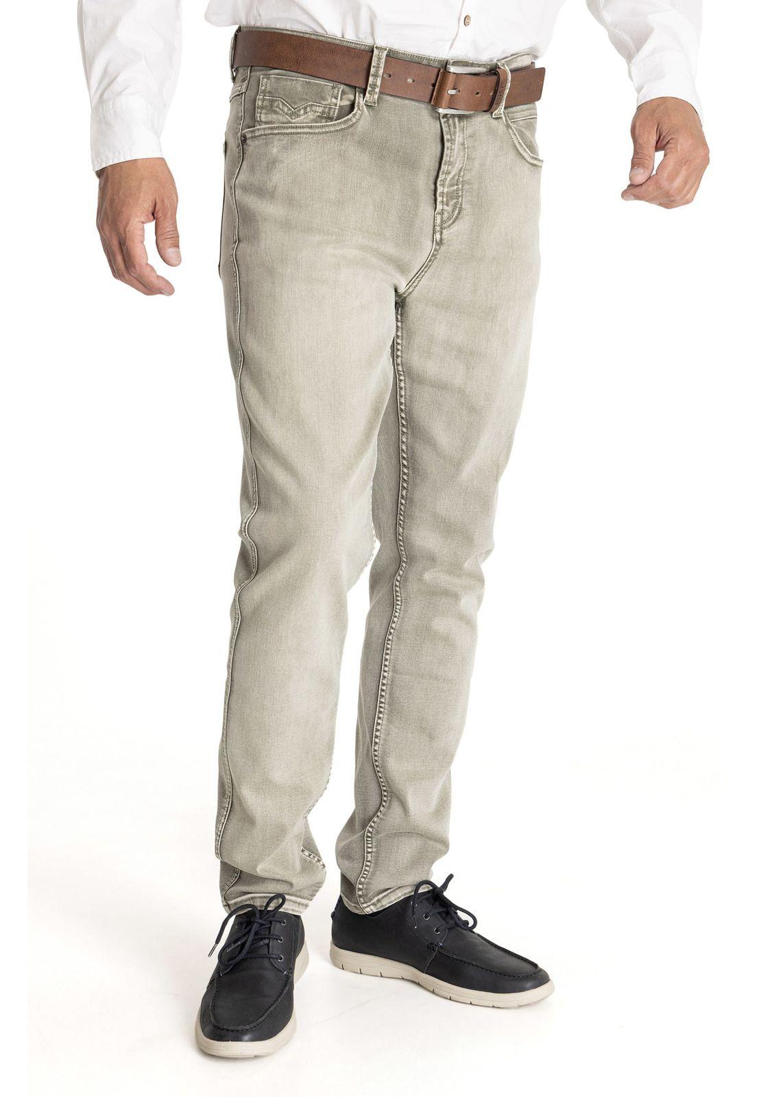 Jeans Hombre Baycolor Verde Oscuro-3