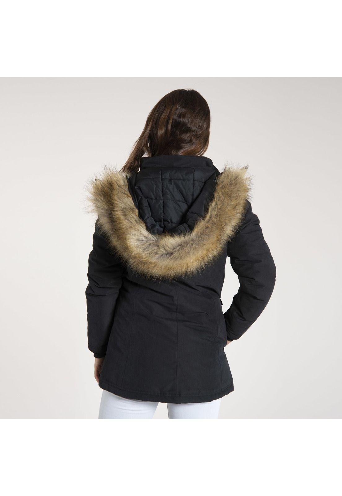 Parka Mujer Kahuna Repreve Waterproof Negro-2