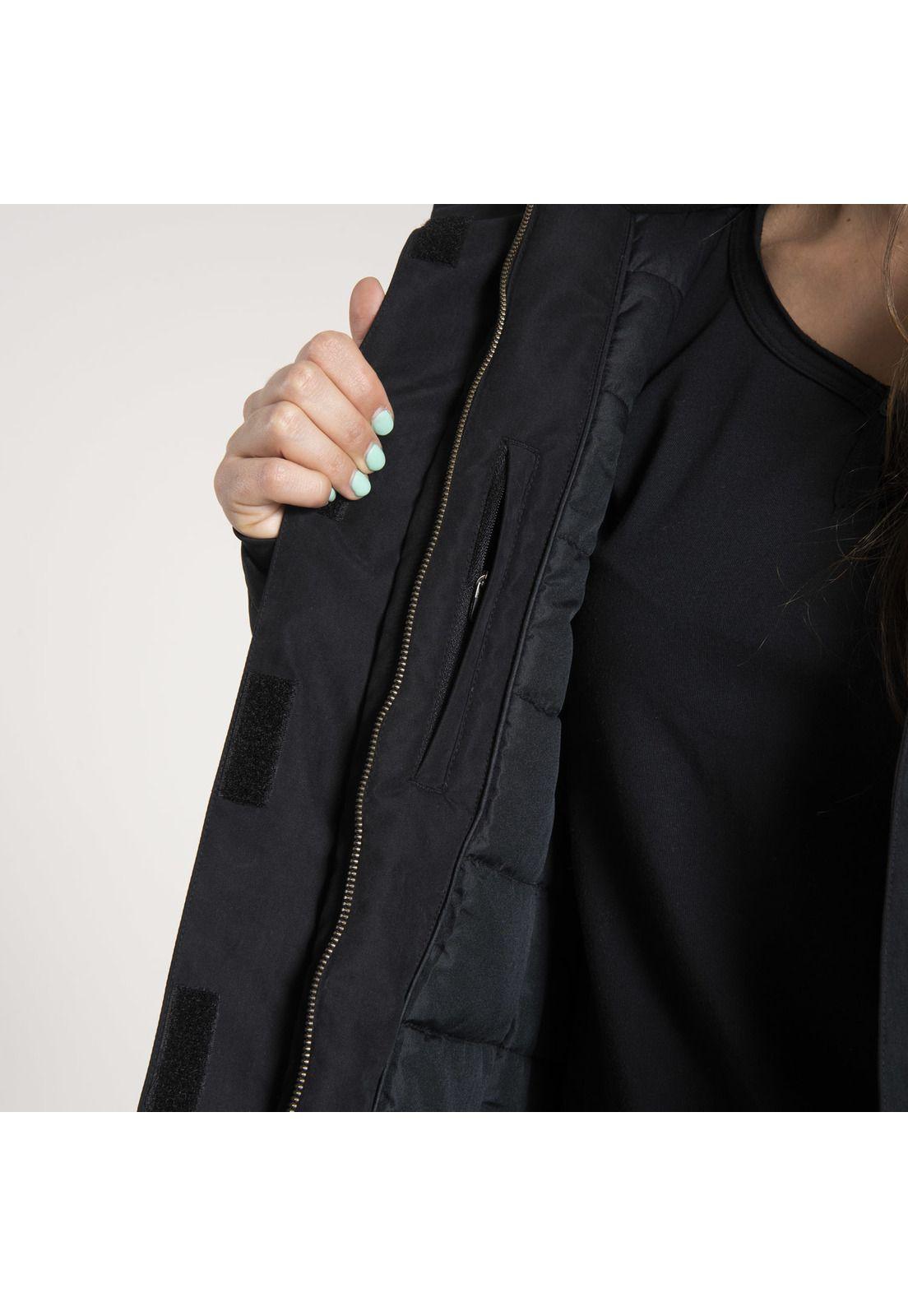 Parka Mujer Kahuna Repreve Waterproof Negro-4