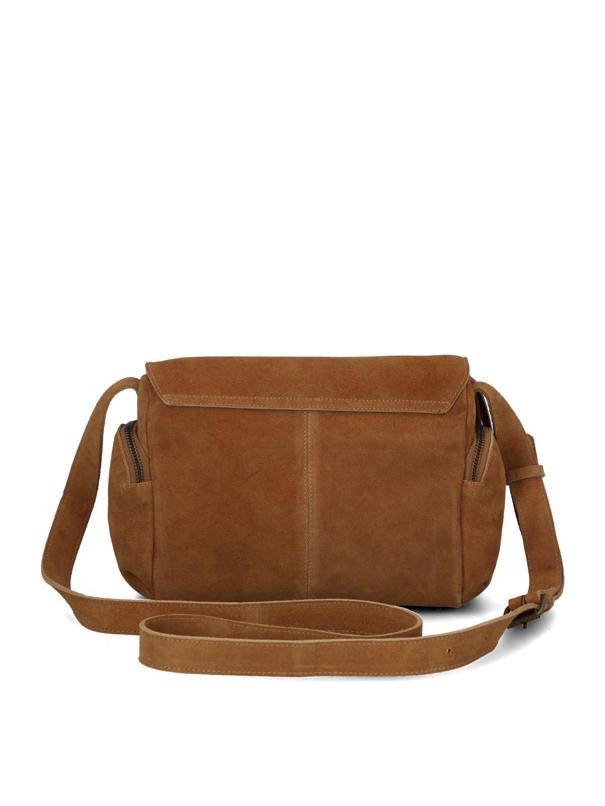 Cartera Cuero Mujer Ferney Cross Caramelo-2