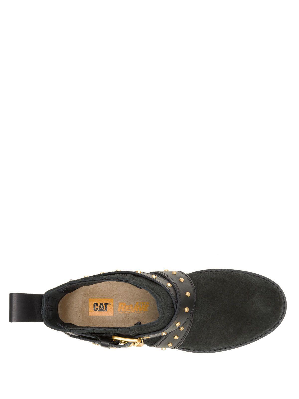 Botín Cuero Mujer Grader Ws Embellish Chelsea Negro-6