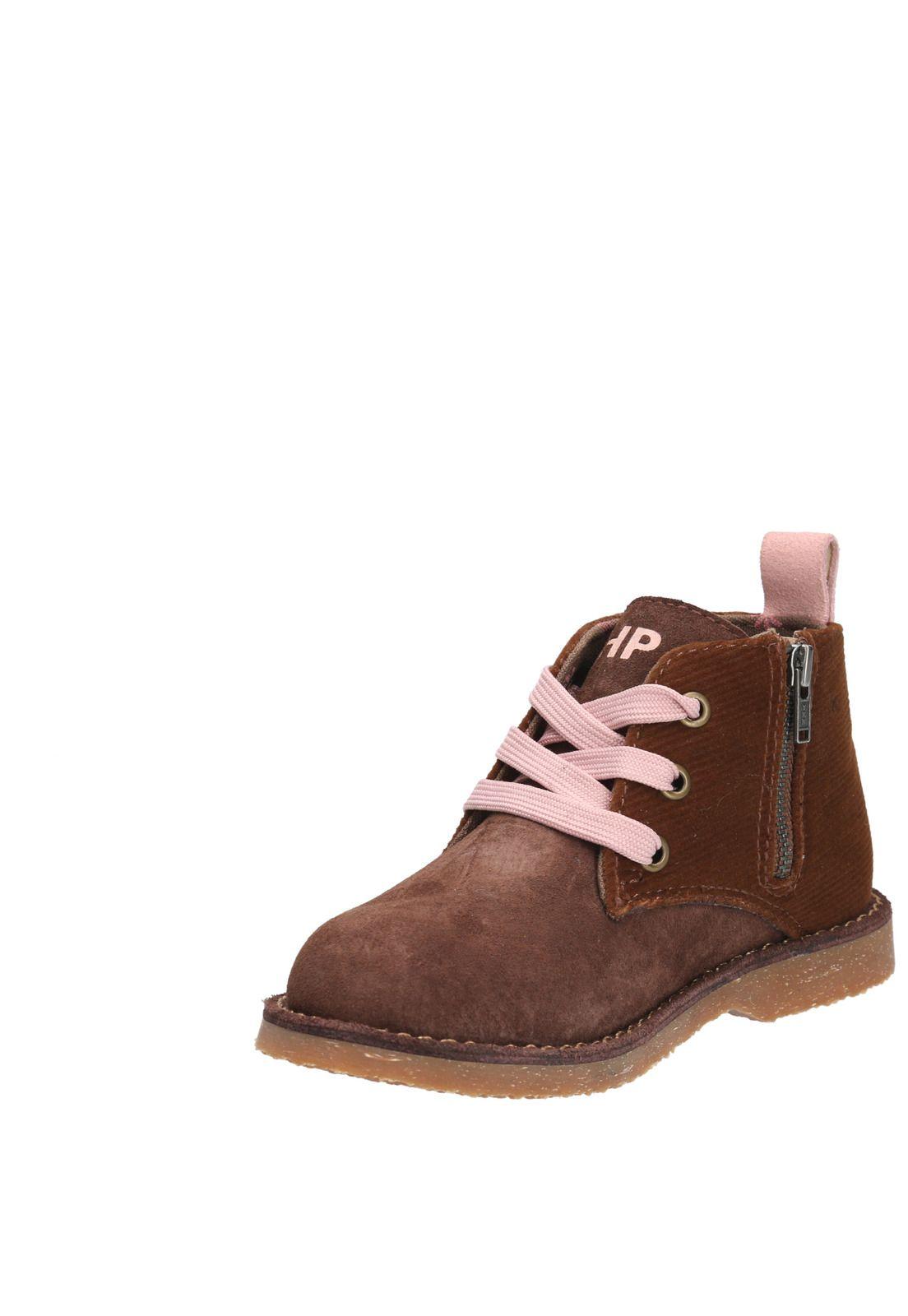 Botín Cuero Niña Andy Café-4