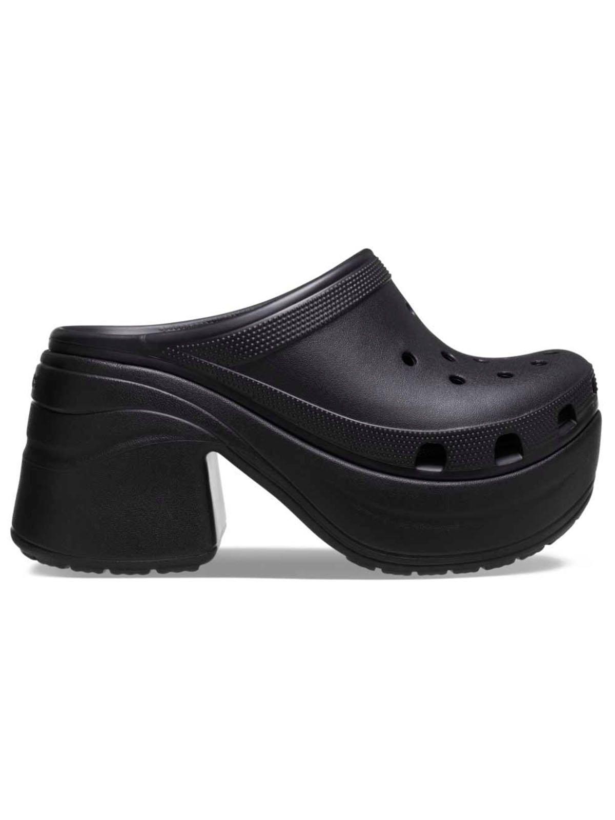 Zueco Crocs Mujer Siren Clog Negro-0