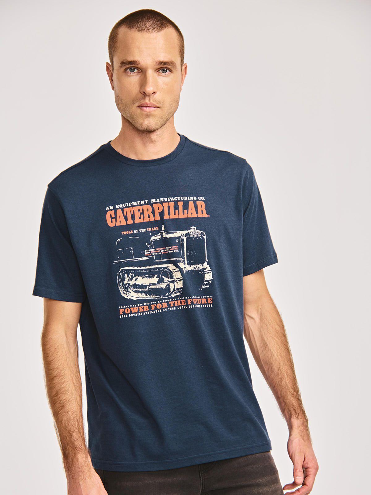 Polera Manga Corta Hombre His Tradition Graph8 Azul-0