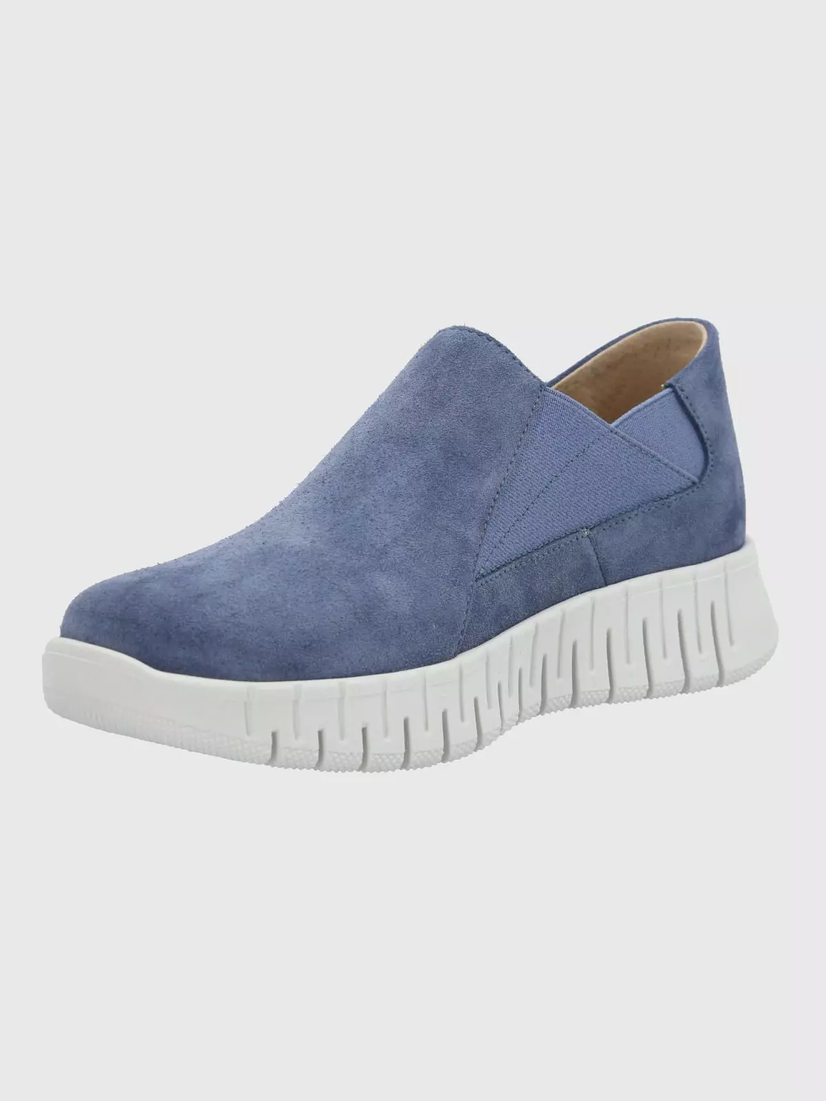Zapato Mujer Cuero Torino Azul-4