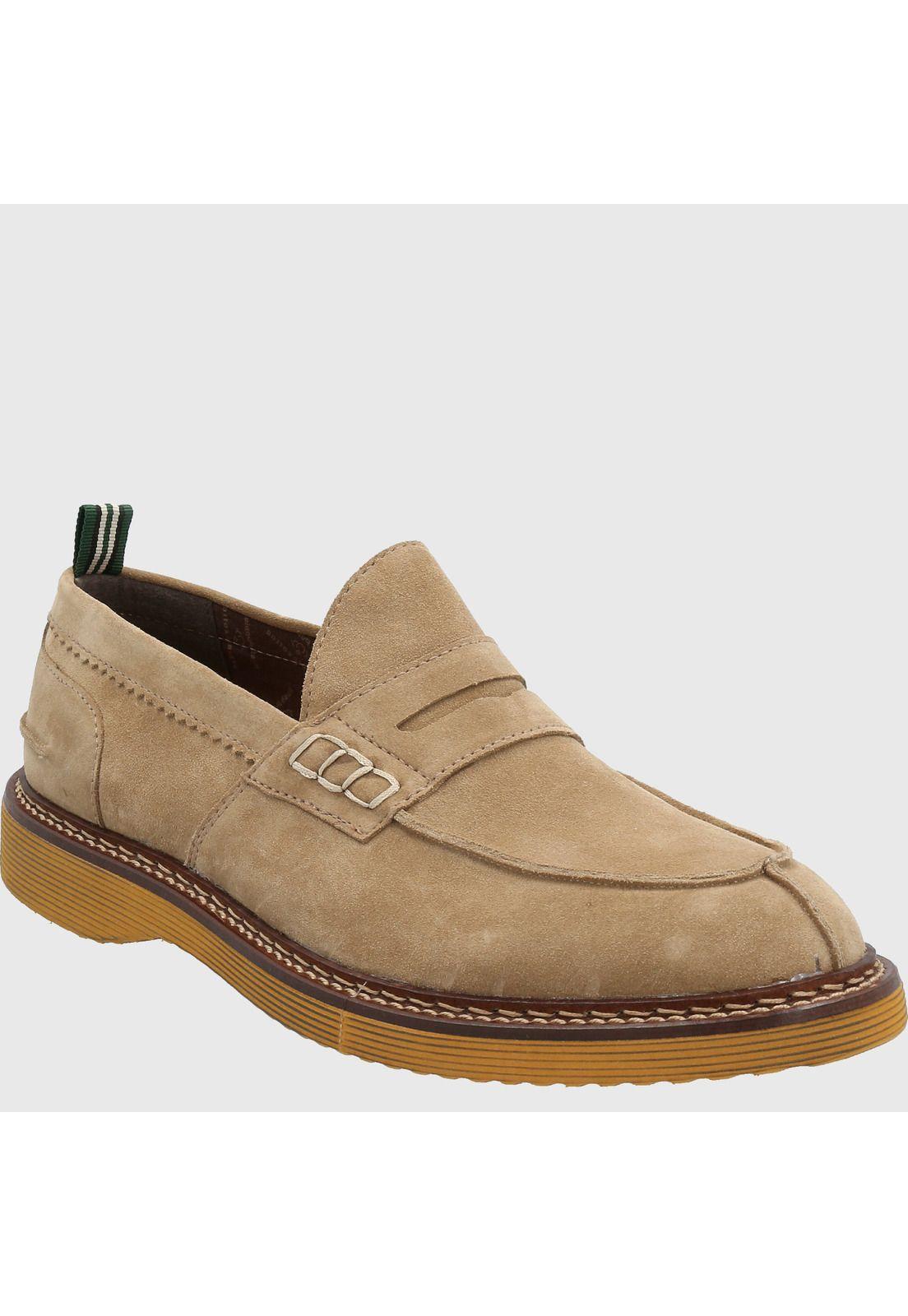 Zapato Cuero Hombre Kripton Taupe-0