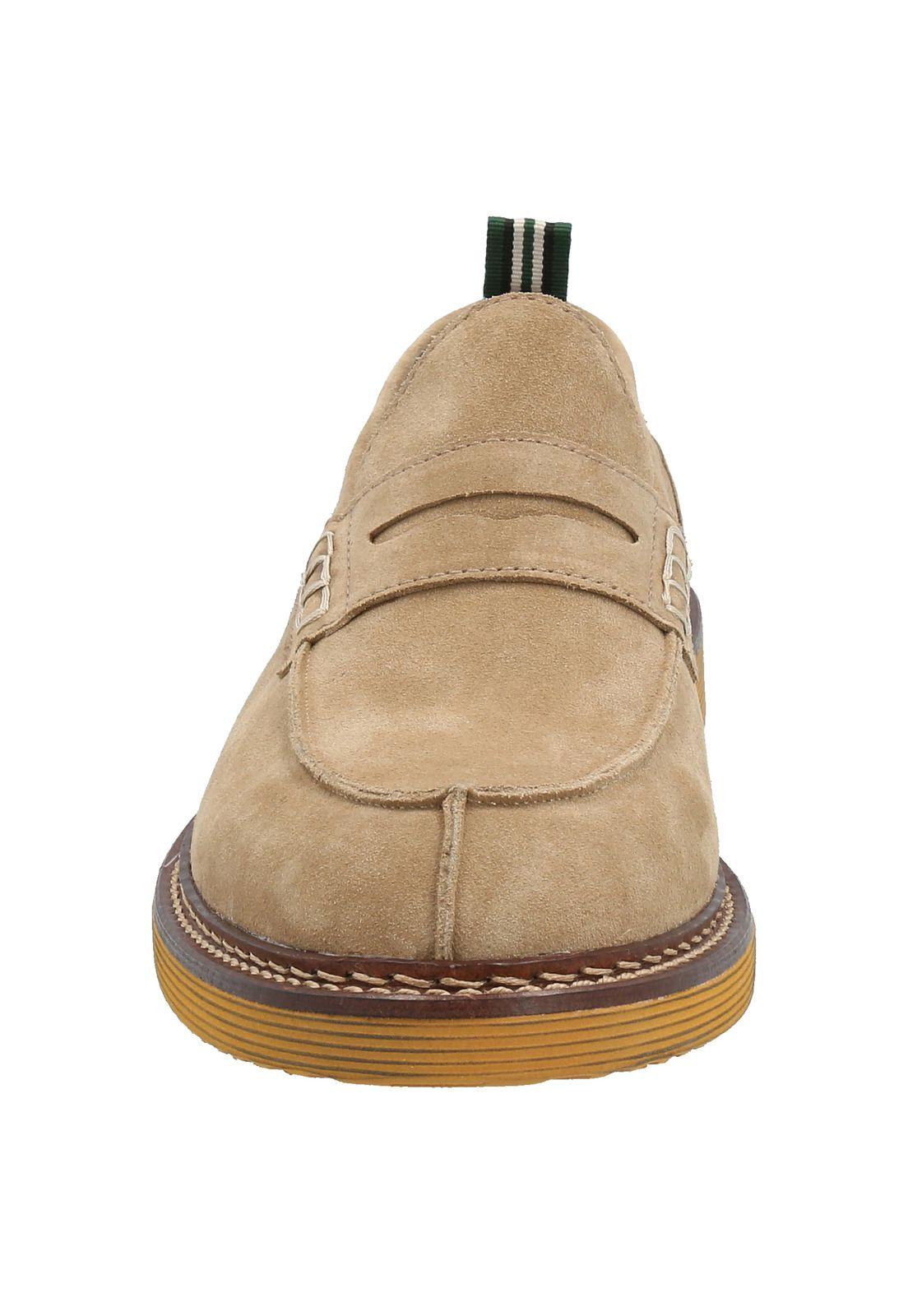 Zapato Cuero Hombre Kripton Taupe-2