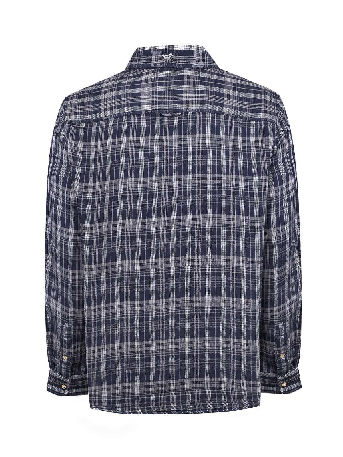 Camisa Algodón Orgánico Hombre Bradford Azul oscuro-1