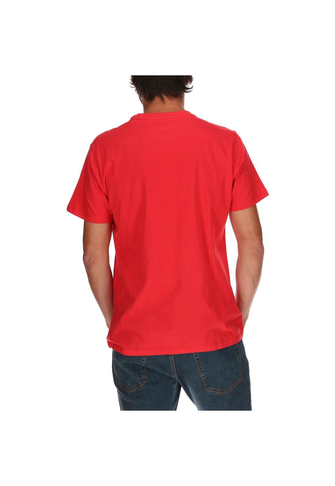 Polera Hombre Arrival Moonworkers Rojo-2