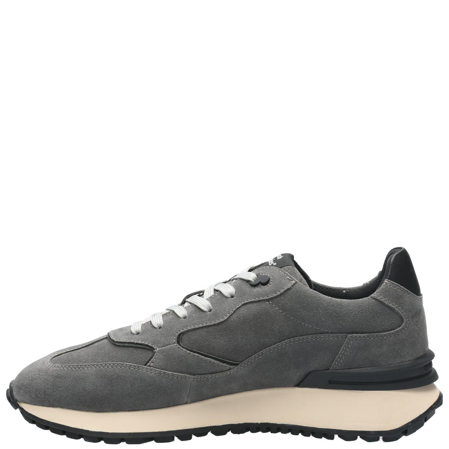 Zapatilla Cuero Hombre Gante Gris-5