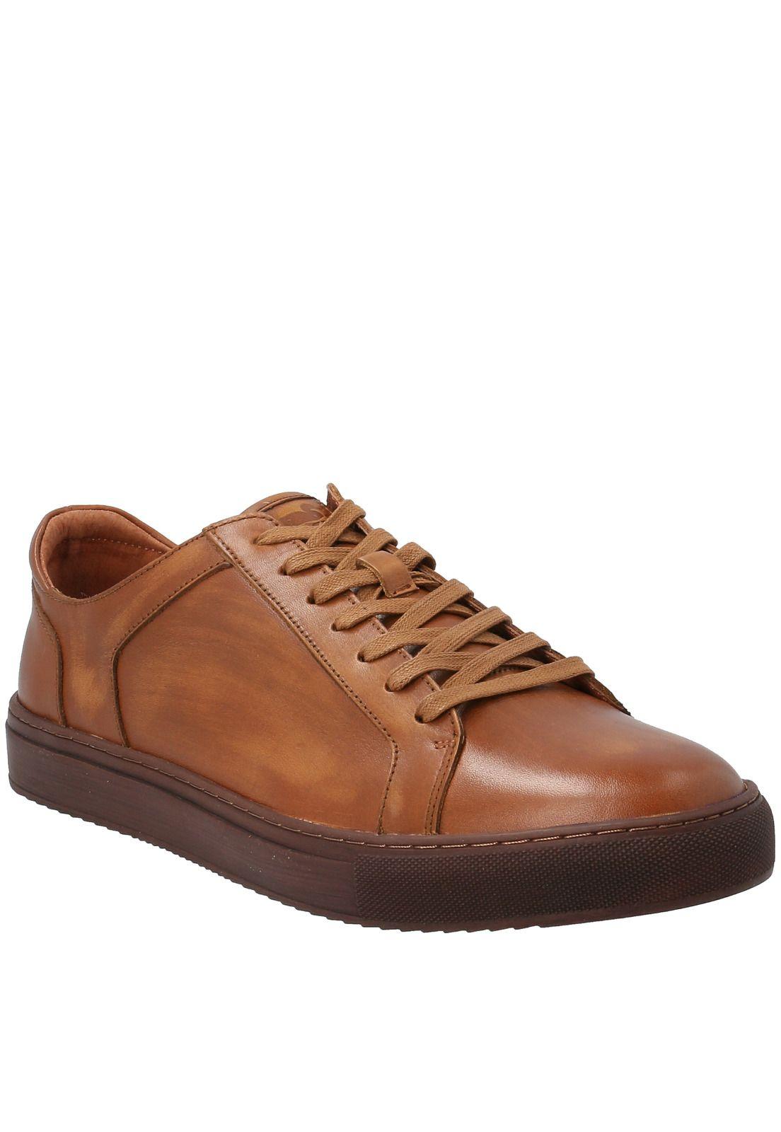 Zapato Cuero Brandon Café Hombre Rockford-0