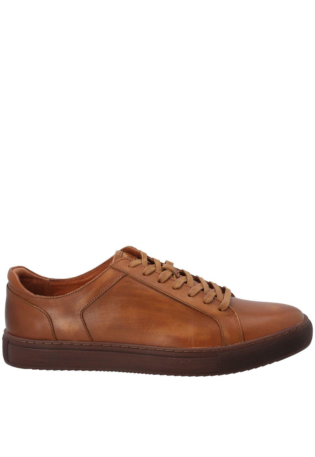 Zapato Cuero Brandon Café Hombre Rockford-1