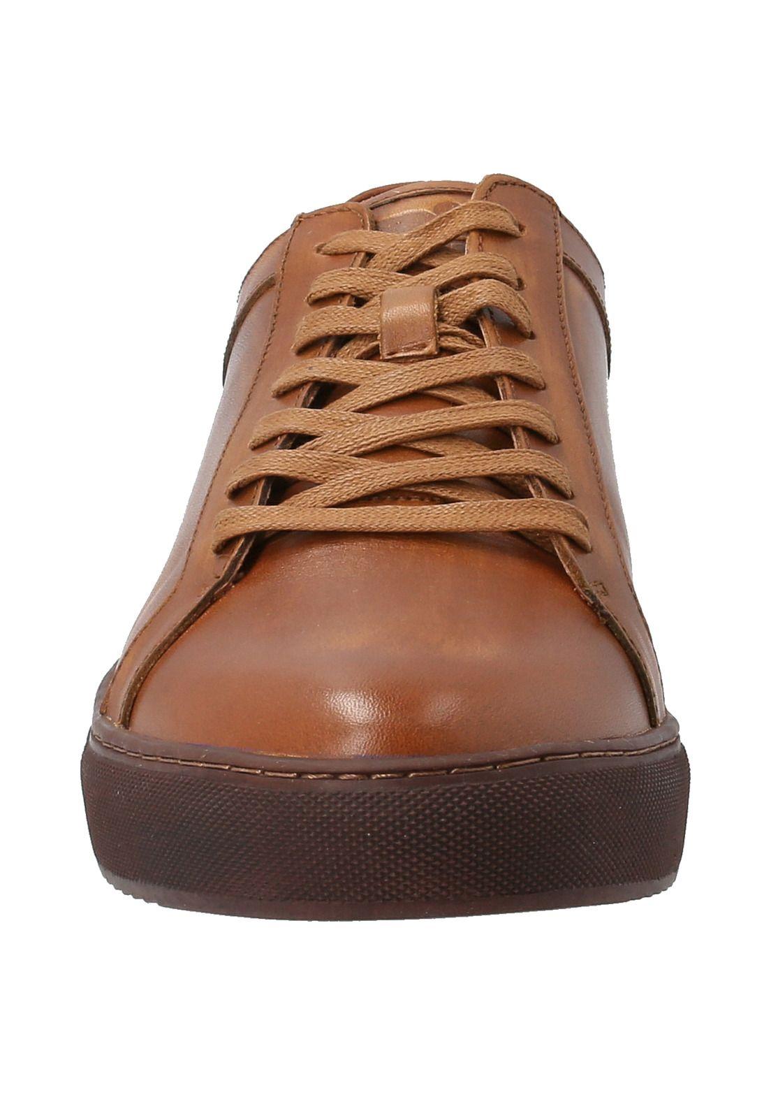 Zapato Cuero Brandon Café Hombre Rockford-2