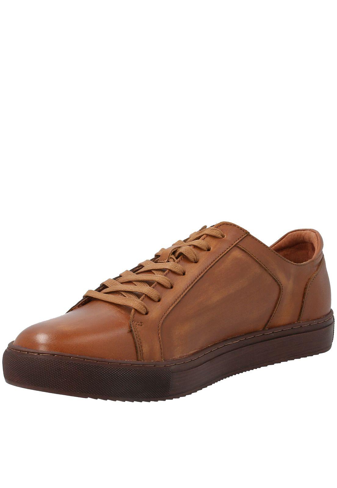 Zapato Cuero Brandon Café Hombre Rockford-3