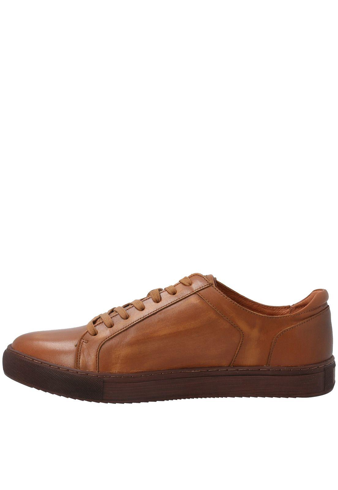 Zapato Cuero Brandon Café Hombre Rockford-4