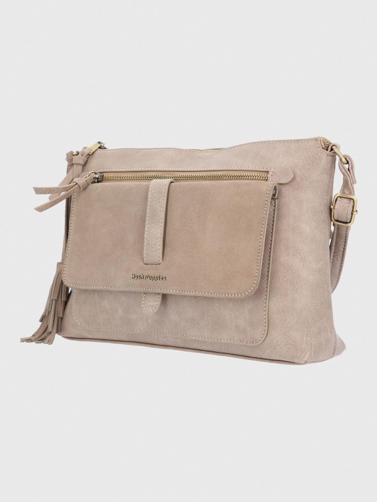 Cartera Ecocuero Mujer Lennon Bag Café-1