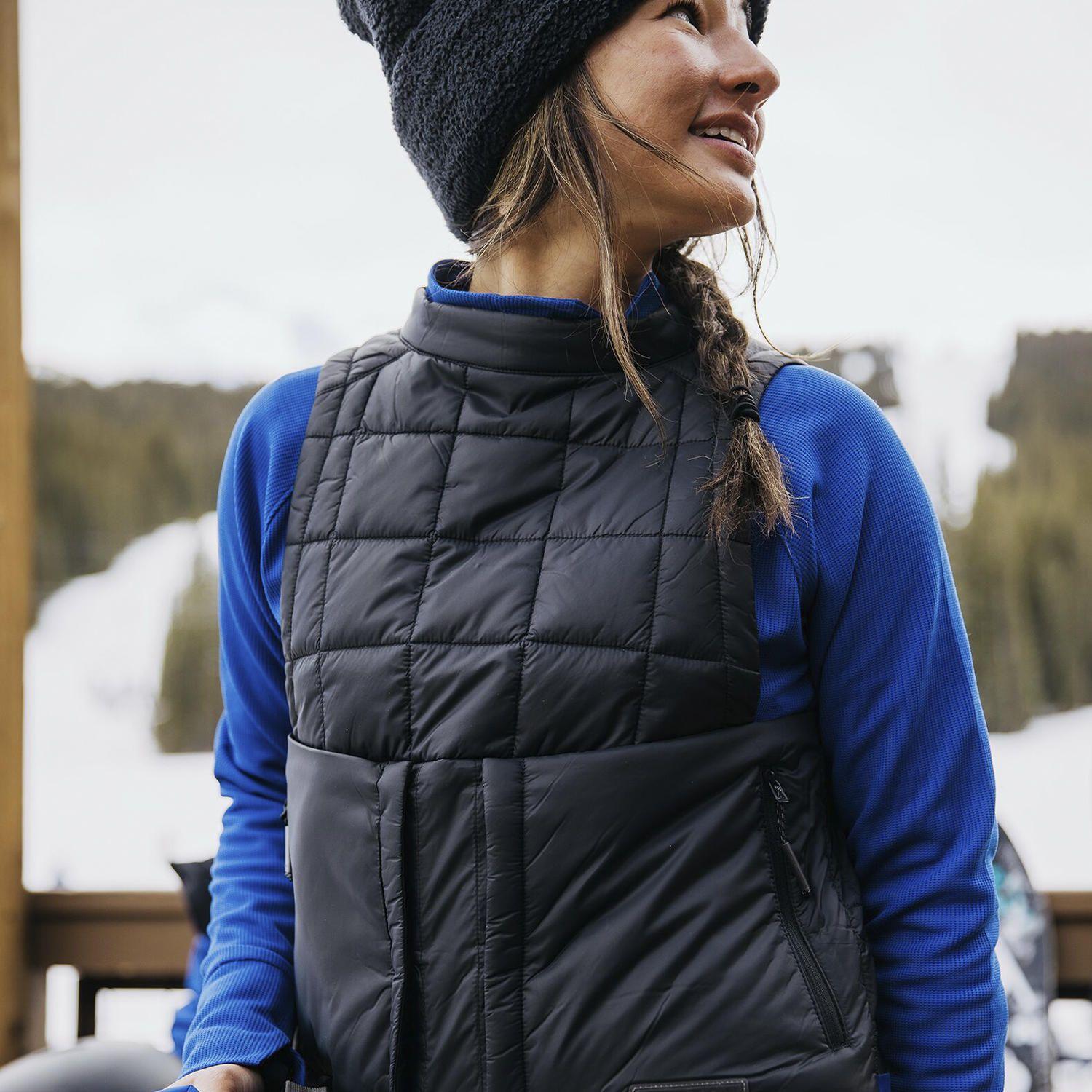 Vest Mujer Carbonate Insulated Negro-1