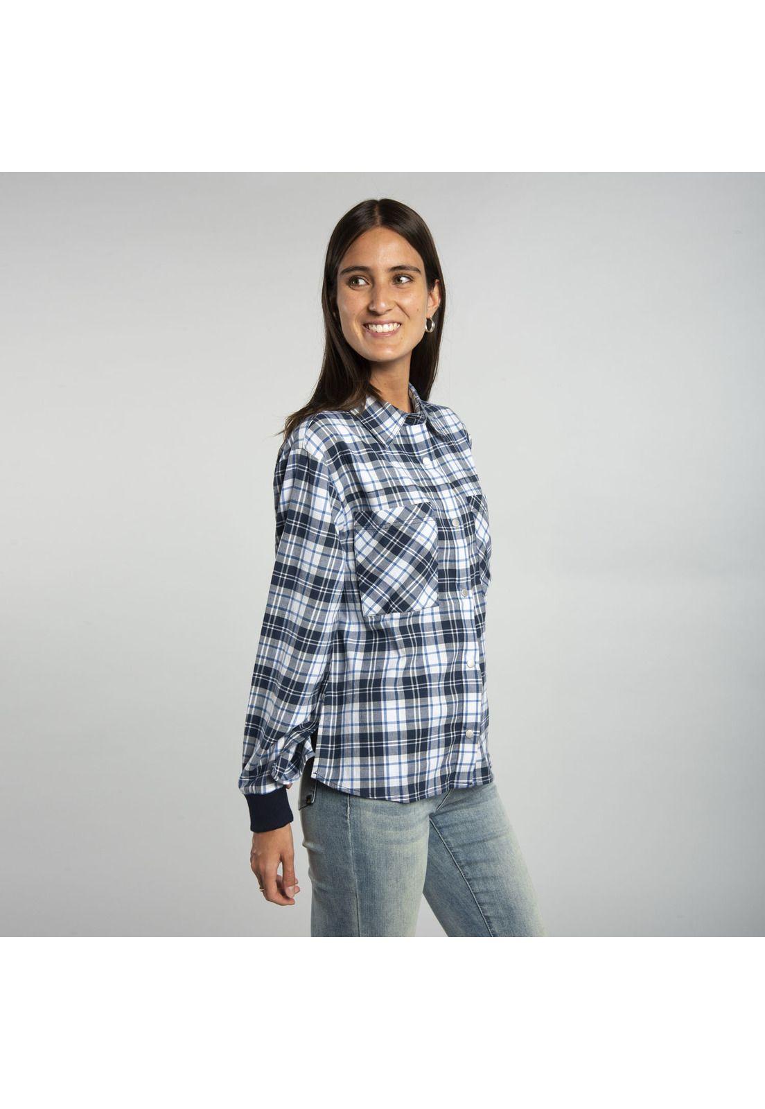 Blusa Mujer Foundation L/S Plaid Pocket Multi-1