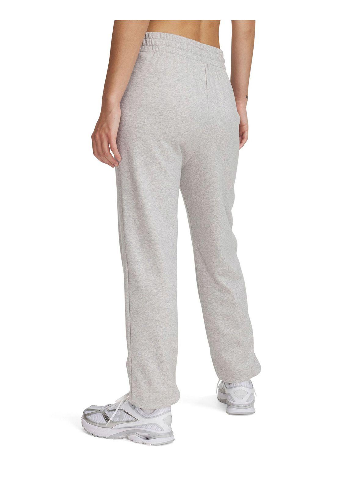 Jogger UA Rival terry gris para mujer-1