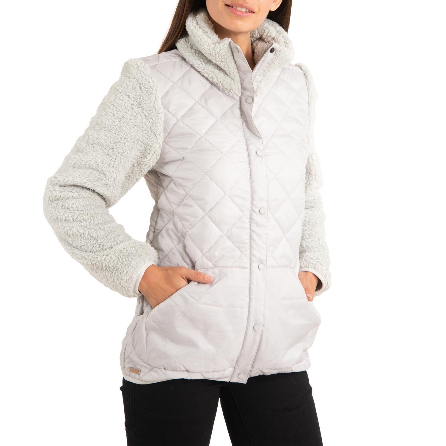 Chaqueta Mujer Pola Gris-0