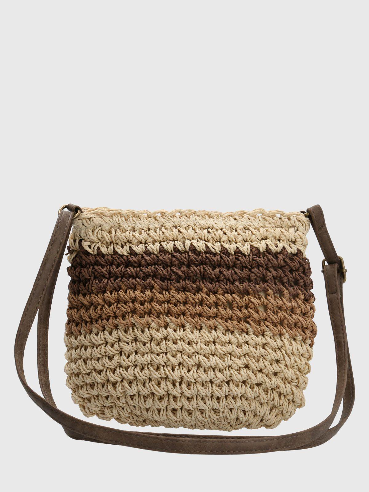 Cartera Sea Cross Beige Mujer-2