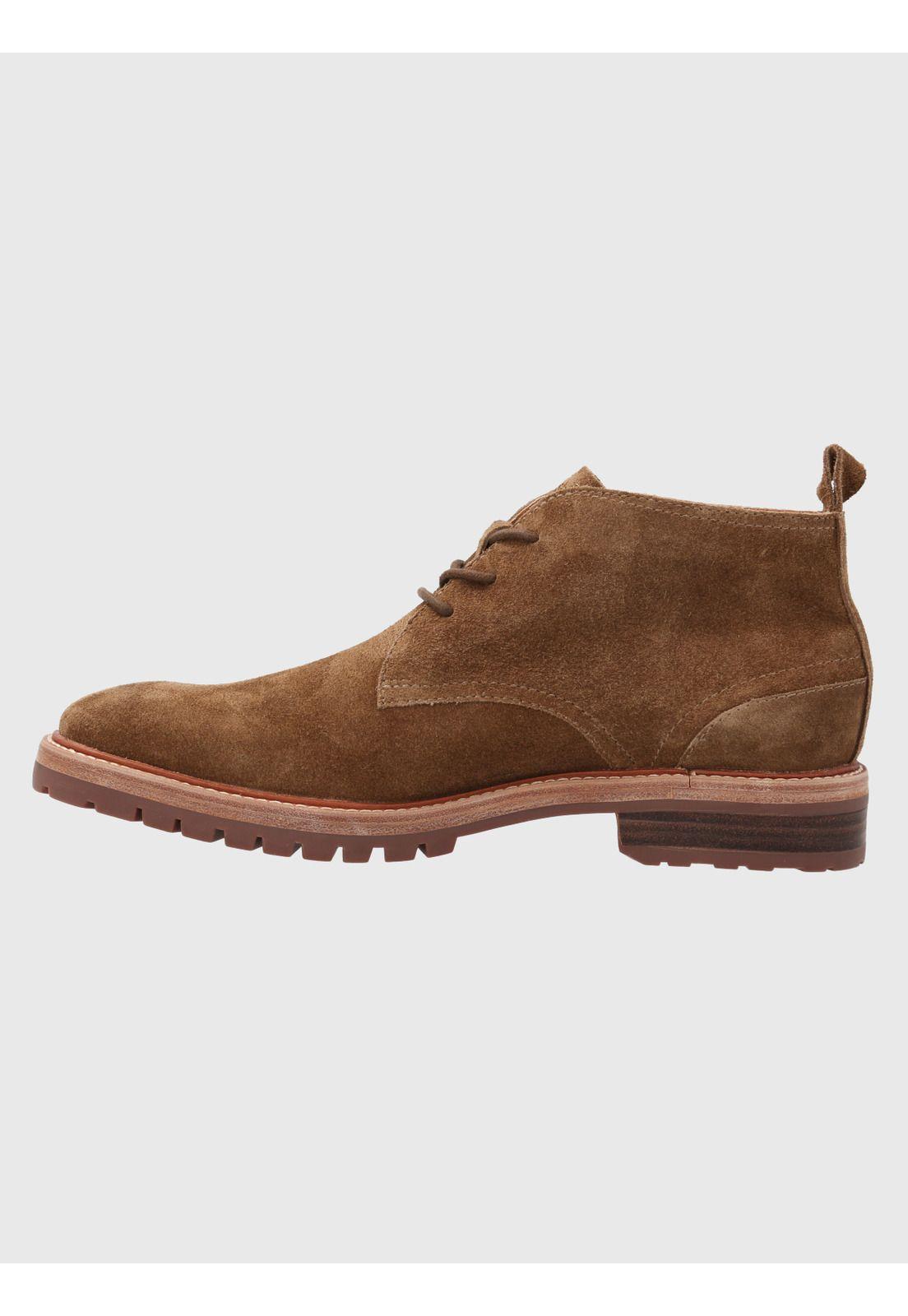 Botín Cuero Hombre Milvio Taupe-4