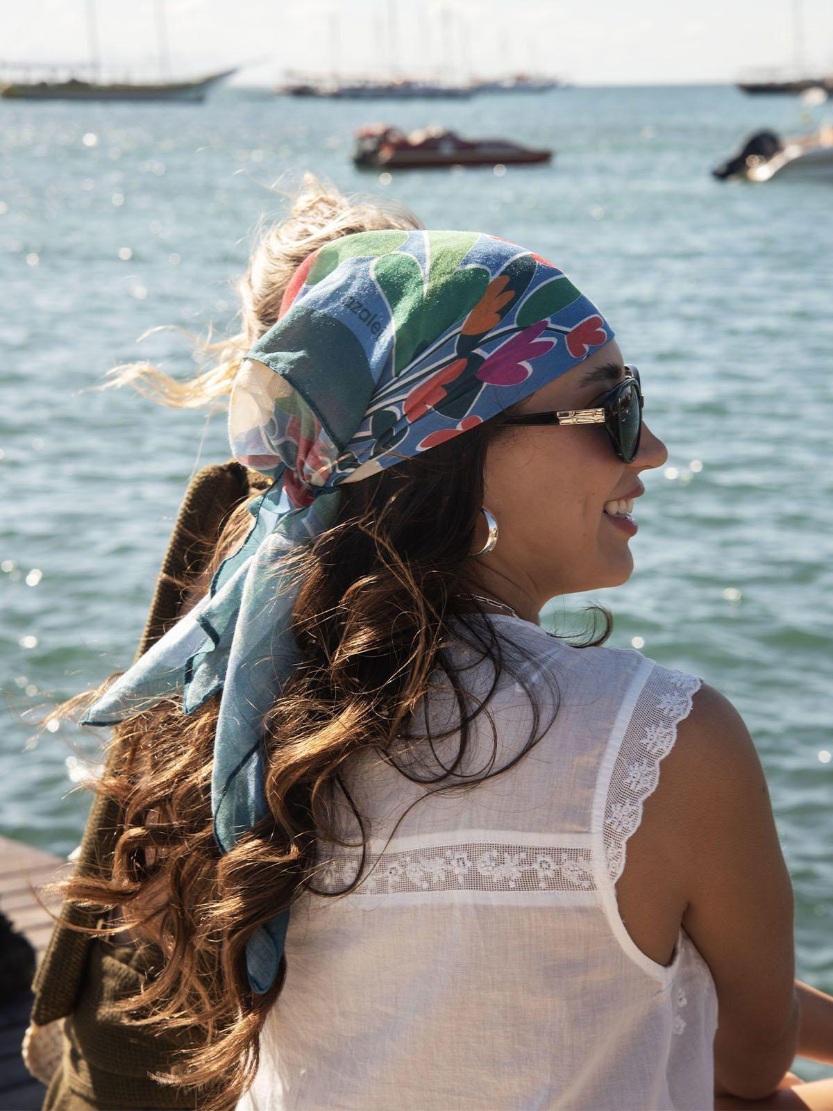 Pañuelo Mujer Lilium Scarf Azul-1
