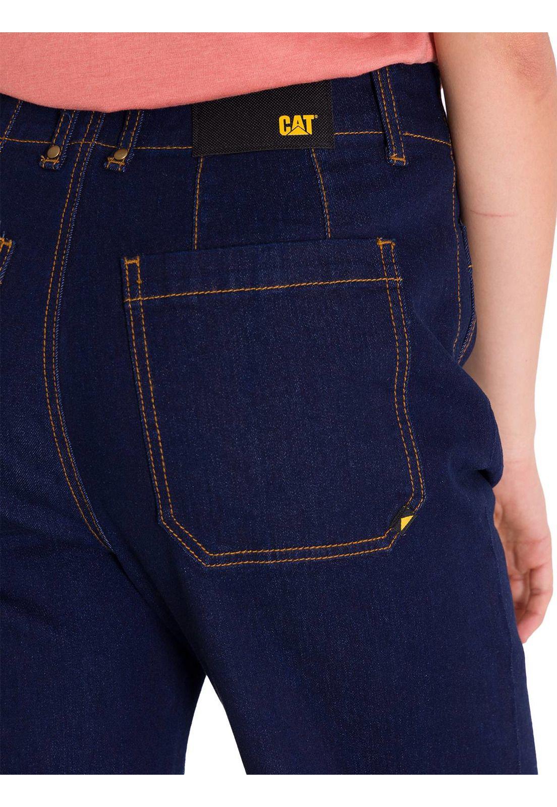 Jeans Triblend Stret Denim Patch Mujer Azul Marino-4