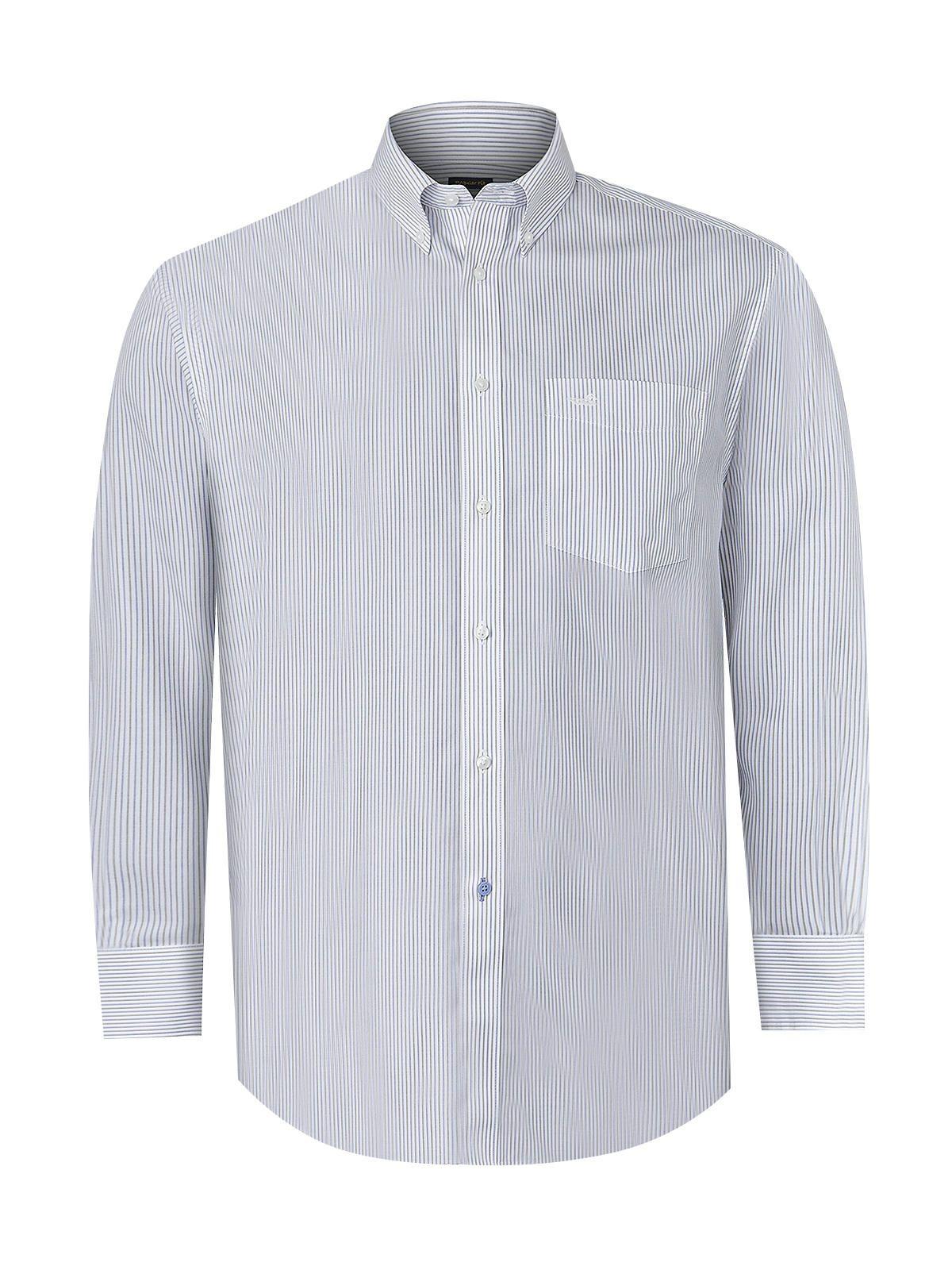 Camisa Libre de Arrugas Gris WF Hombre -1