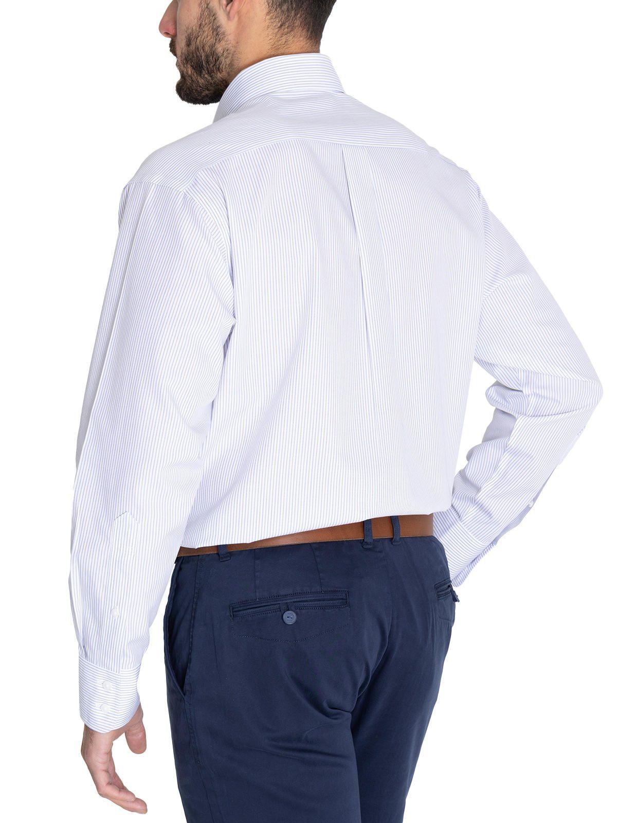 Camisa Libre de Arrugas Gris WF Hombre -7