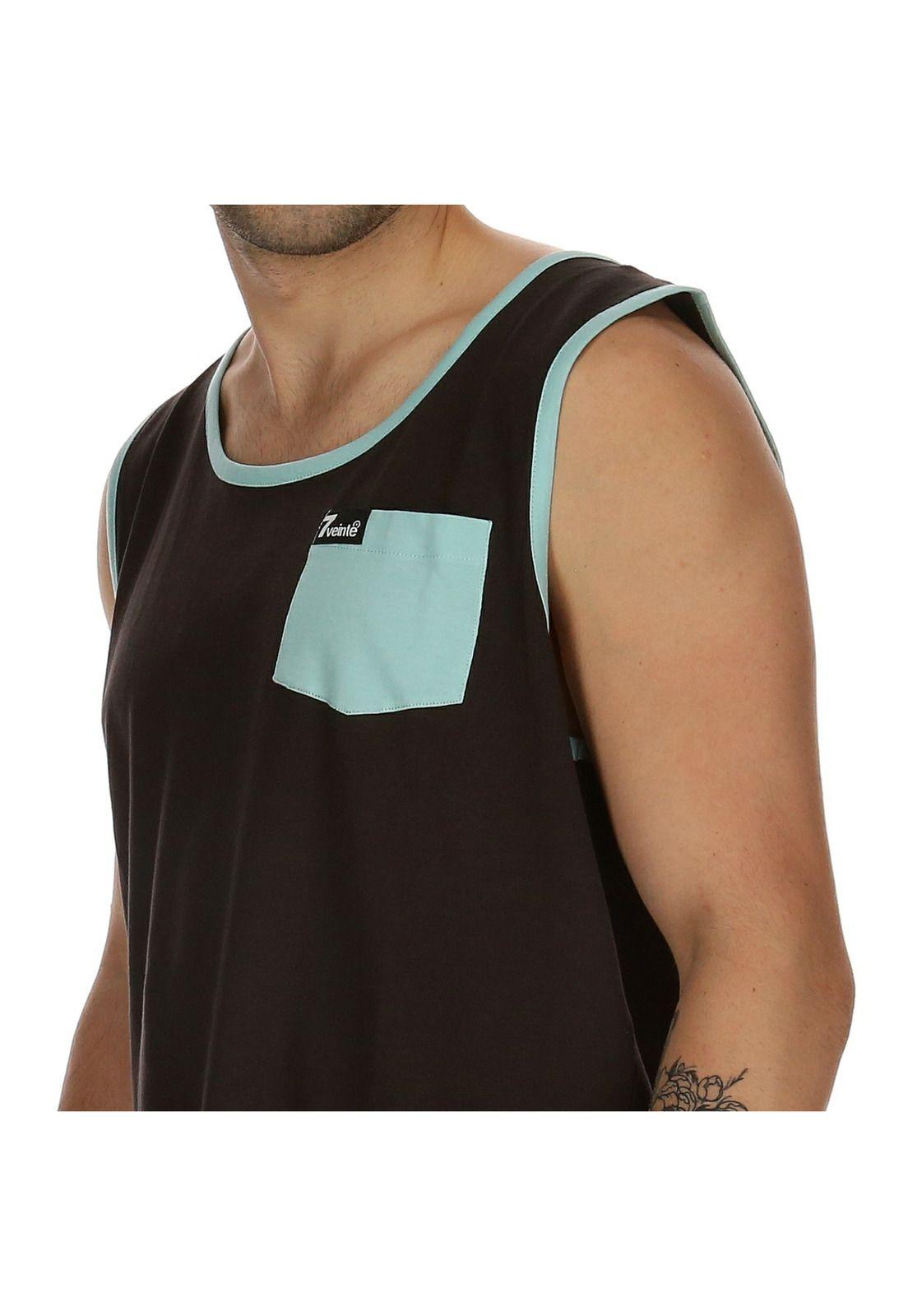 Polera S/M Hombre Easy Tank  Negro 7Veinte-4