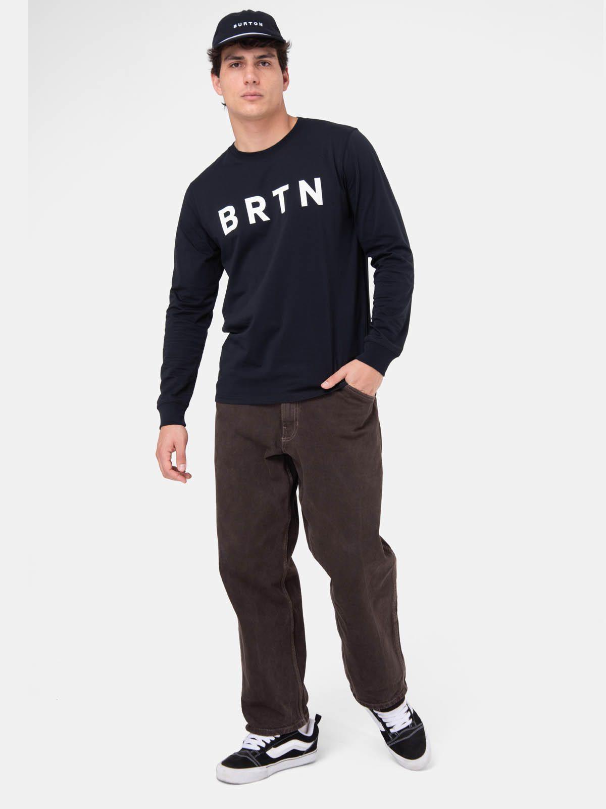 Polera M/L Hombre BRTN Gris Oscuro  -4