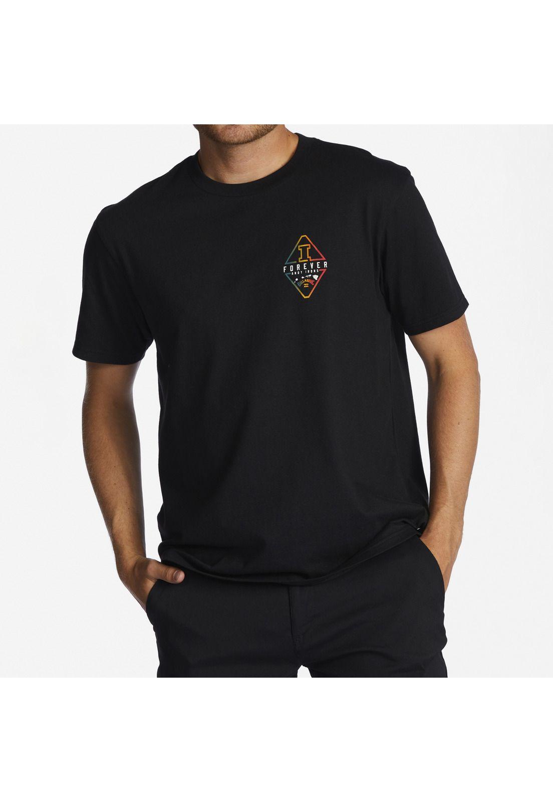 Polera M/C Hombre Ai Diamond Negro-0